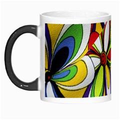 Colorful Textile Background Morph Mugs by Simbadda