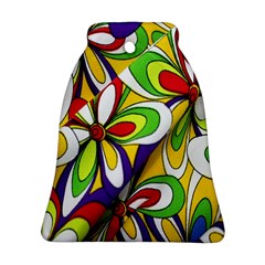 Colorful Textile Background Ornament (bell)