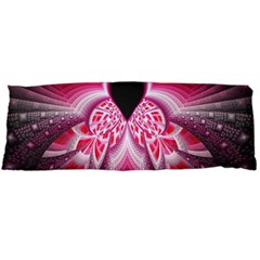 Illuminated Red Hear Red Heart Background With Light Effects Body Pillow Case (dakimakura) by Simbadda