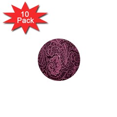 Abstract Purple Background Natural Motive 1  Mini Buttons (10 Pack)  by Simbadda