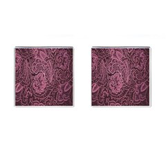 Abstract Purple Background Natural Motive Cufflinks (square) by Simbadda