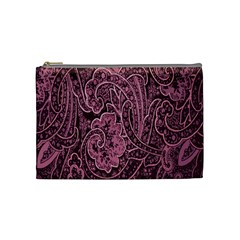 Abstract Purple Background Natural Motive Cosmetic Bag (medium)  by Simbadda