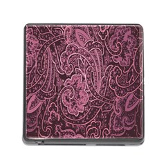 Abstract Purple Background Natural Motive Memory Card Reader (square) by Simbadda