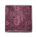 Abstract Purple Background Natural Motive Memory Card Reader (Square) Front