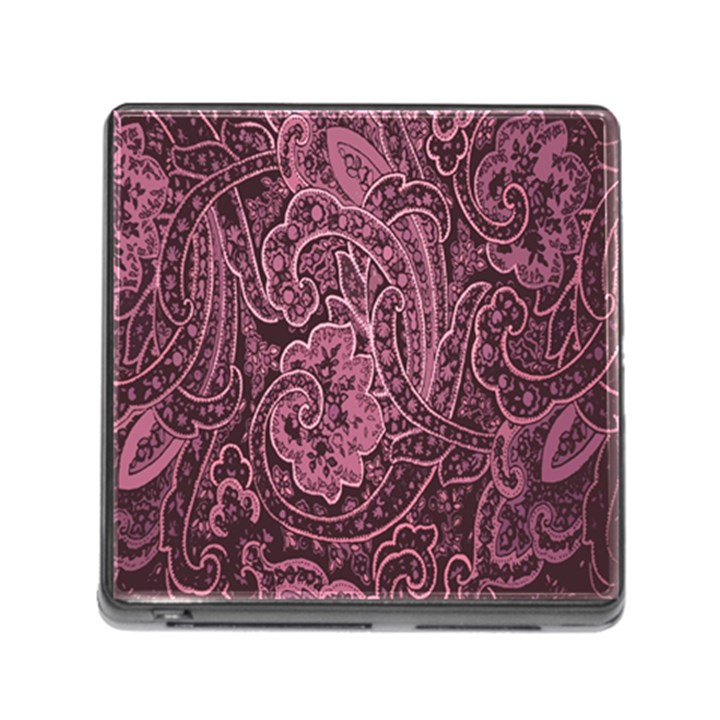 Abstract Purple Background Natural Motive Memory Card Reader (Square)