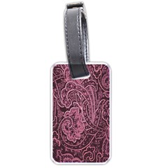 Abstract Purple Background Natural Motive Luggage Tags (one Side)  by Simbadda