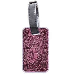 Abstract Purple Background Natural Motive Luggage Tags (two Sides) by Simbadda