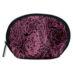 Abstract Purple Background Natural Motive Accessory Pouches (Medium)  Front