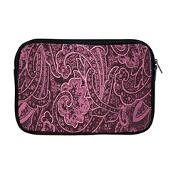 Abstract Purple Background Natural Motive Apple Macbook Pro 17  Zipper Case by Simbadda