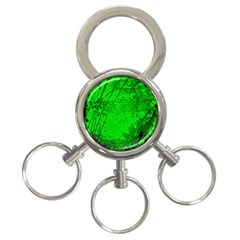 Leaf Outline Abstract 3-ring Key Chains by Simbadda