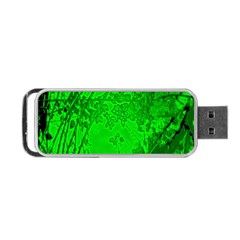 Leaf Outline Abstract Portable Usb Flash (one Side) by Simbadda