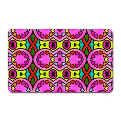 Colourful Abstract Background Design Pattern Magnet (rectangular) by Simbadda