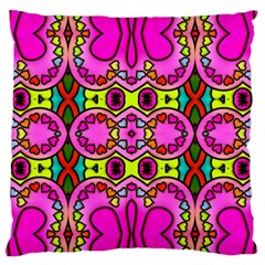 Colourful Abstract Background Design Pattern Standard Flano Cushion Case (one Side) by Simbadda