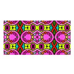 Colourful Abstract Background Design Pattern Satin Shawl by Simbadda