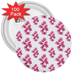 Santa Rita Flowers Pattern 3  Buttons (100 Pack)  by dflcprints