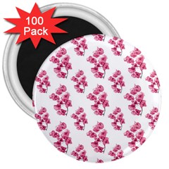 Santa Rita Flowers Pattern 3  Magnets (100 Pack) by dflcprints