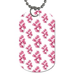 Santa Rita Flowers Pattern Dog Tag (two Sides) by dflcprints