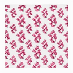 Santa Rita Flowers Pattern Medium Glasses Cloth (2-side) by dflcprints