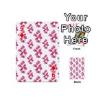 Santa Rita Flowers Pattern Playing Cards 54 (Mini)  Front - Diamond9