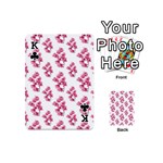 Santa Rita Flowers Pattern Playing Cards 54 (Mini)  Front - ClubK