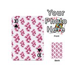 Santa Rita Flowers Pattern Playing Cards 54 (Mini)  Front - Spade10