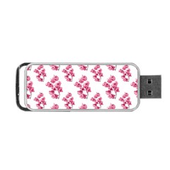 Santa Rita Flowers Pattern Portable Usb Flash (one Side) by dflcprints