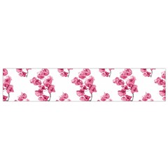 Santa Rita Flowers Pattern Flano Scarf (small)  by dflcprints