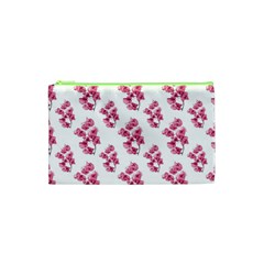 Santa Rita Flowers Pattern Cosmetic Bag (xs) by dflcprints