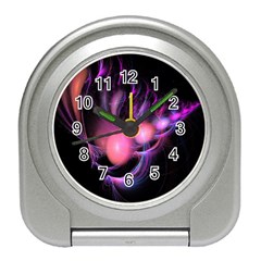 Fractal Image Of Pink Balls Whooshing Into The Distance Travel Alarm Clocks by Simbadda