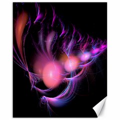 Fractal Image Of Pink Balls Whooshing Into The Distance Canvas 16  X 20   by Simbadda