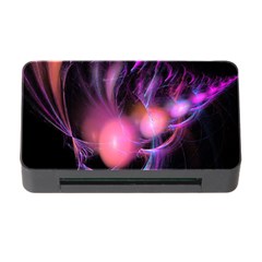 Fractal Image Of Pink Balls Whooshing Into The Distance Memory Card Reader With Cf by Simbadda