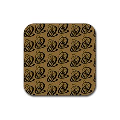 Art Abstract Artistic Seamless Background Rubber Coaster (square)  by Simbadda