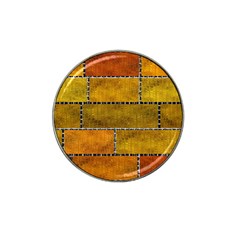 Classic Color Bricks Gradient Wall Hat Clip Ball Marker by Simbadda