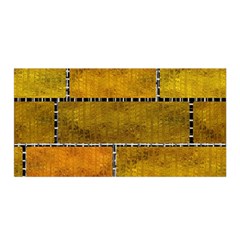 Classic Color Bricks Gradient Wall Satin Wrap by Simbadda