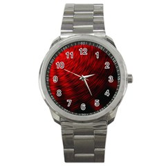 A Large Background With A Burst Design And Lots Of Details Sport Metal Watch by Simbadda