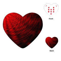 A Large Background With A Burst Design And Lots Of Details Playing Cards (heart)  by Simbadda