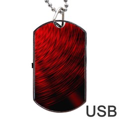 A Large Background With A Burst Design And Lots Of Details Dog Tag Usb Flash (one Side) by Simbadda