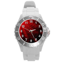 A Large Background With A Burst Design And Lots Of Details Round Plastic Sport Watch (l) by Simbadda