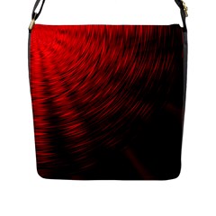 A Large Background With A Burst Design And Lots Of Details Flap Messenger Bag (l)  by Simbadda