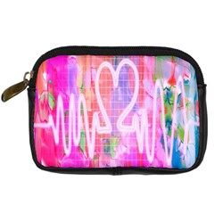 Watercolour Heartbeat Monitor Digital Camera Cases by Simbadda