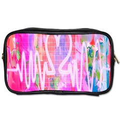 Watercolour Heartbeat Monitor Toiletries Bags 2-side by Simbadda