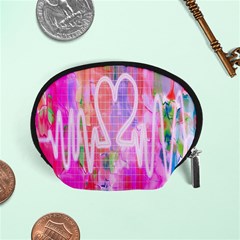 Watercolour Heartbeat Monitor Accessory Pouches (small)  by Simbadda