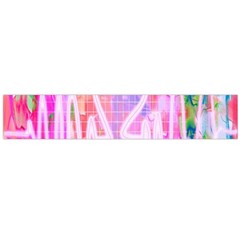 Watercolour Heartbeat Monitor Flano Scarf (large)