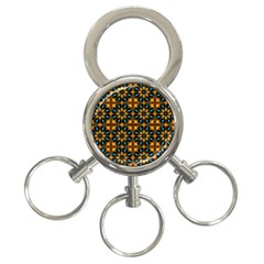 Abstract Daisies 3-ring Key Chains by Simbadda