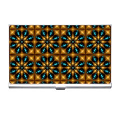 Abstract Daisies Business Card Holders by Simbadda