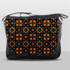 Abstract Daisies Messenger Bags by Simbadda