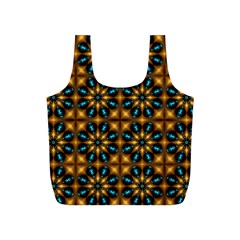 Abstract Daisies Full Print Recycle Bags (s)  by Simbadda