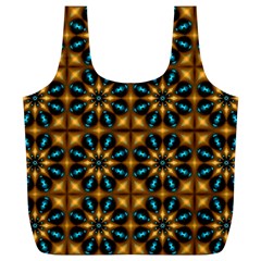 Abstract Daisies Full Print Recycle Bags (l)  by Simbadda