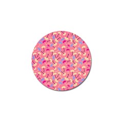 Umbrella Seamless Pattern Pink Golf Ball Marker (10 Pack) by Simbadda