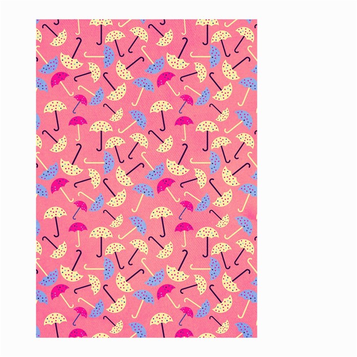 Umbrella Seamless Pattern Pink Small Garden Flag (Two Sides)